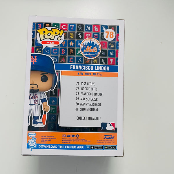 Funko Pop! MLB : Mets #78 - Francisco Lindor (Home Jersey) w/ protecto –  Yummy Boutique