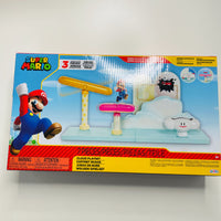 SUPER MARIO Cloud World Diorama Set with 2.5" Running Mario Action Figure