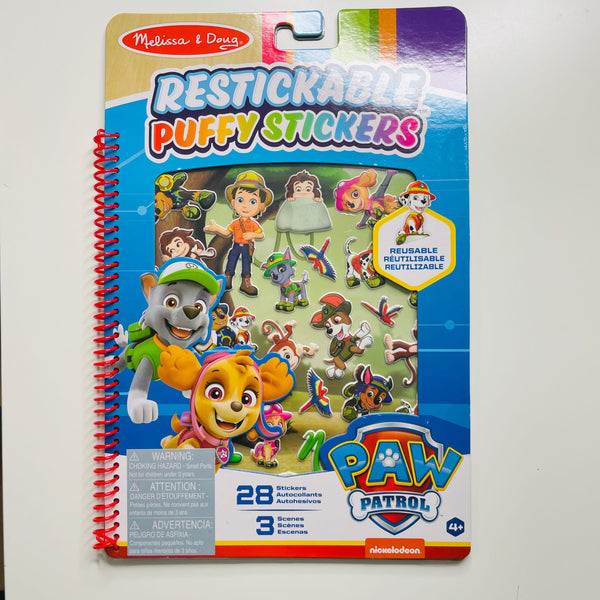 PAW Patrol - Jungle Restickable Puffy Stickers