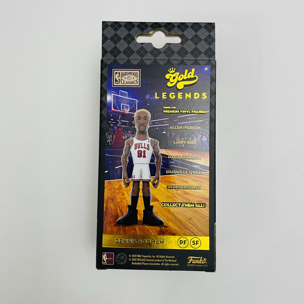 NBA Legends Bulls Dennis Rodman 5-Inch Funko Vinyl Gold Figure