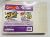 Melissa & Doug Safari 7-Piece Peg Puzzle