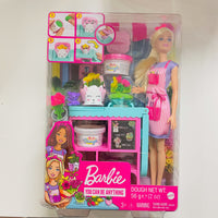 Barbie Florist Doll and Play Doh Playset