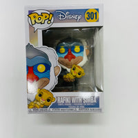 Funko Pop! : Disney Lion King #301 - Rafiki With Simba & Protector
