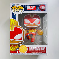 Funko POP! Holiday : Marvel #936 - Gingerbread Captain Marvel