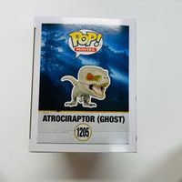 Funko Pop! Jurassic World Dominion #1205 Atrociraptor (Ghost) w/ Protector