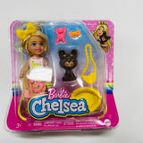 Barbie Banana Chelsea Doll with Pet Puppy