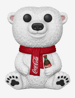 Funko Pop! Ad Icons: Coca Cola #58 - Coca Cola Polar Bear ( Diamond)  & Protector