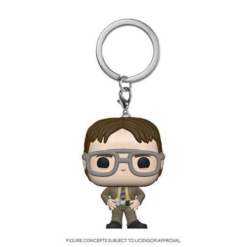 The Office Dwight Schrute Pocket Pop! Key Chain