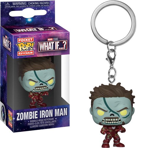 What If Zombie Iron Man Pocket Pop! Key Chain