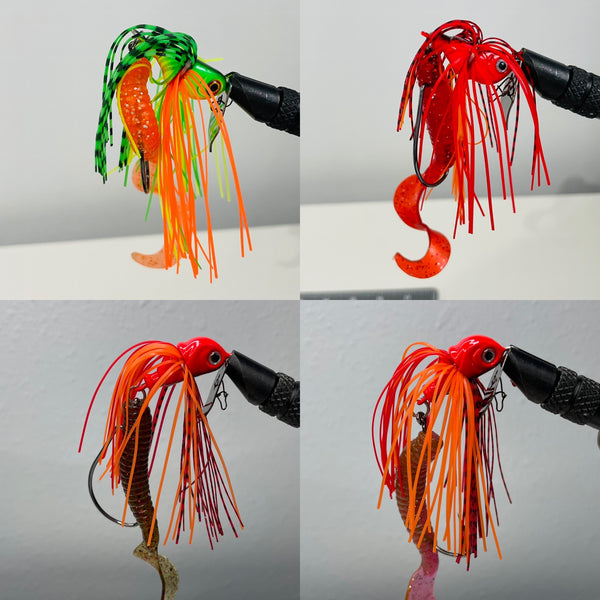 extreme fishing lures extreme chatter bait Fishing Lure with grub worm