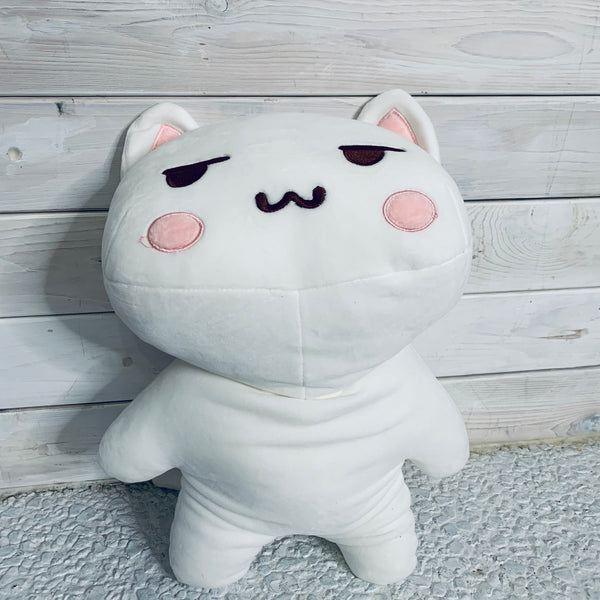 Cute lying cat plush pillow cushion - 15.75”