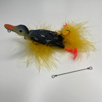 3D paddle leg duck lure with back and belly treble hook / Greeb 2 / 4” 1.1oz